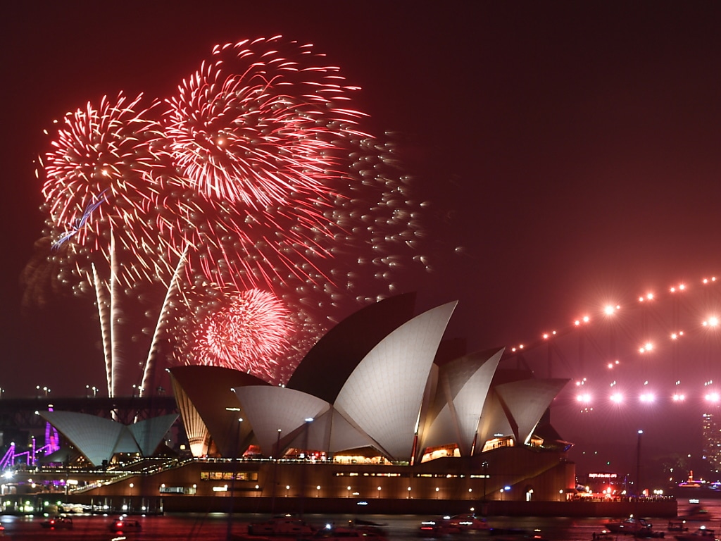 Australie, Les spectateurs interdits au feu d'artifice du Nouvel An de  Sydney